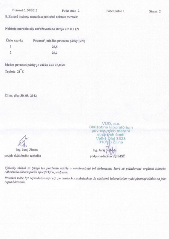 Protokol č. 60/2012 – 250 PSAW, strana 2
