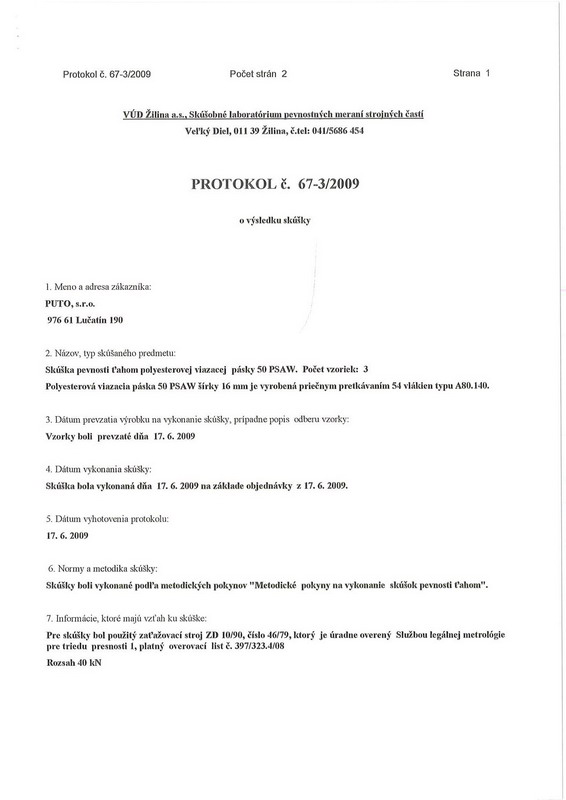 Protokol č. 67-3/2009 – 50 PSAW, strana 1